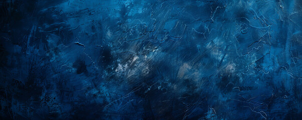 Rich navy blue background with a rough, gritty texture, suggesting a rugged and natural feel.