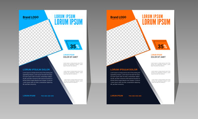 Travle Flyer Education Corporate Real Estate Design Healthcare Educational Events layout Business A4 Size