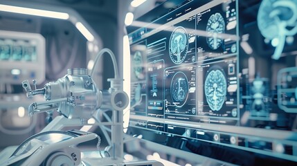 Healthcare technology Medical revolution and the advance of technology Medical Research Ai IntelligenceTransformation of innovation and technology for future Health : Generative AI