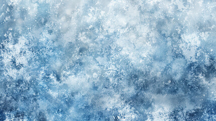 Obraz premium A snowy abstract background with a frosty texture, showcasing crystalline patterns of ice and snow. The shimmering surface adds a touch of winter sparkle.