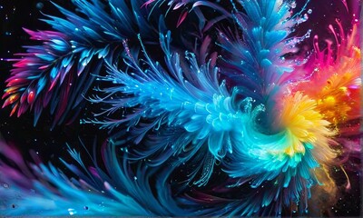 Fototapeta premium Vibrant Color Explosion