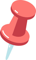 Red Pin Thumbtack