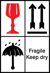 Fragile Keep dry