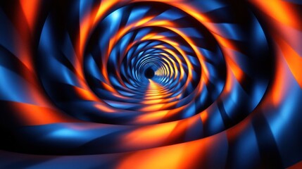 Abstract Spiral Tunnel