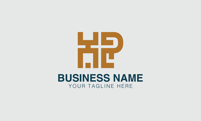 Obraz premium HP H hp initial logo | initial based abstract modern minimal creative logo, vector template image. luxury logotype logo, real estate homie logo. typography logo. initials logo
