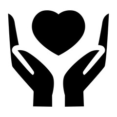 Charity icon vector illustration graphic design