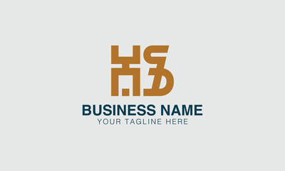 HS H hs initial logo | initial based abstract modern minimal creative logo, vector template image. luxury logotype logo, real estate homie logo. typography logo. initials logo