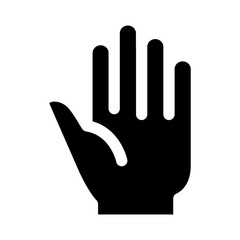 Rising hand icon vector illustration graphic design