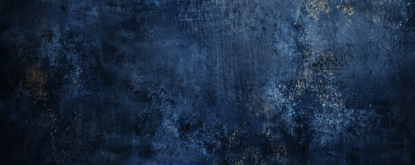 Rich navy blue background with a rough, gritty texture, suggesting a rugged and natural feel.