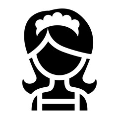 Housekeeper icon vector illustration graphic design