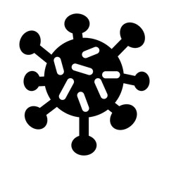 Germ, bacteria, virus icon vector illustration graphic design