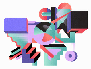 Abstract geometric pattern