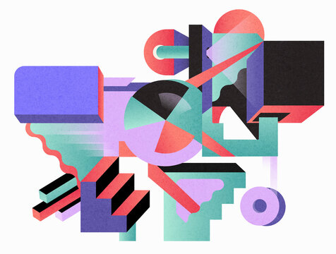 Abstract geometric pattern