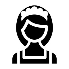 Housekeeper icon vector illustration graphic design