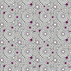 Colorful Circular Patterns on a White Canvas