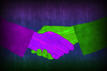 A digital handshake