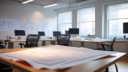 Naklejka premium Business presentation background office image