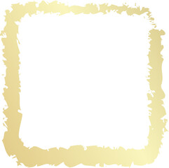 Obraz premium Rounded square golden frames