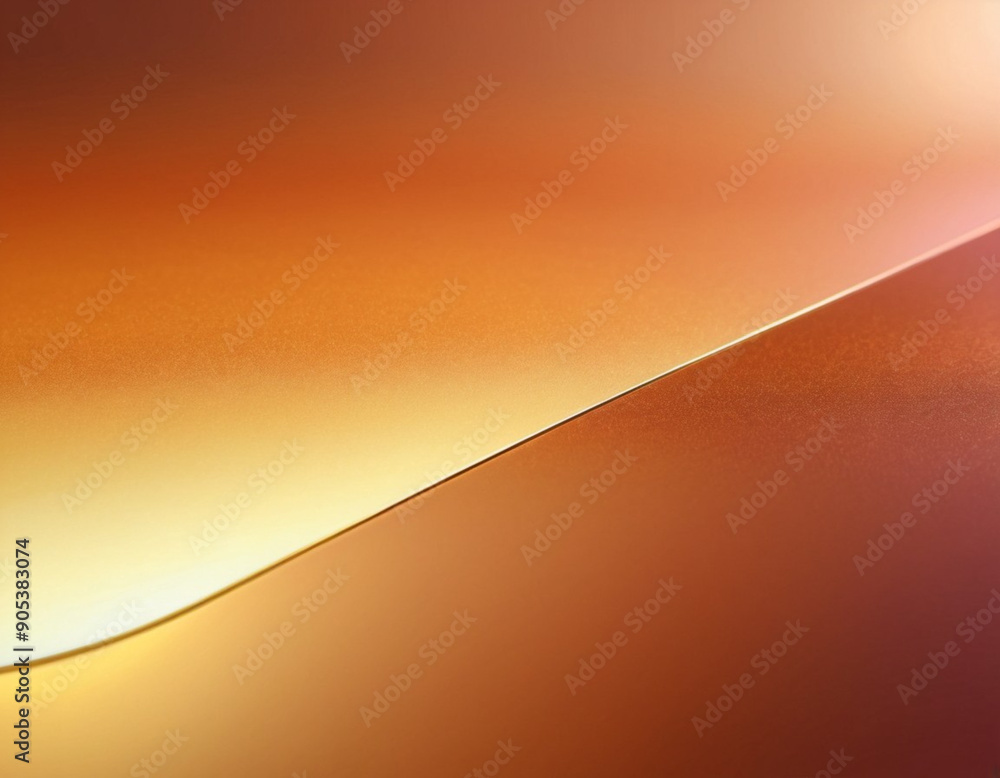 Poster a close-up of bronze surface with a gradient, featuring curved lines and subtle light reflections. t