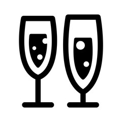 Champagne icon vector illustration graphic design