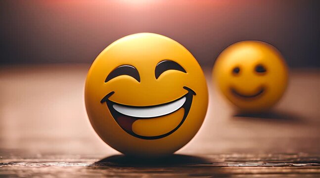 Joyful Laughing Emoji Expression