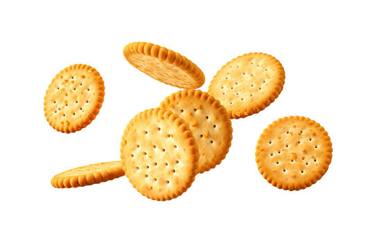 Flying round crackers