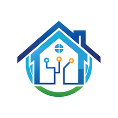 real estate icon
real estate concept
house with a house