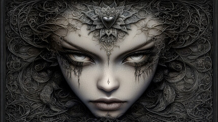 Striking Female Portrait Dia Los