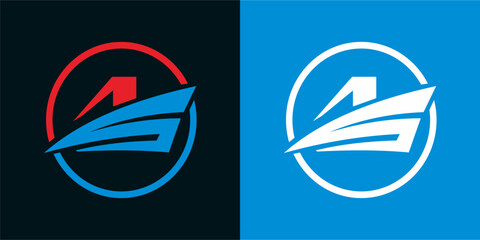 logo AS for shipping company