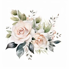 Watercolor Floral Bouquet