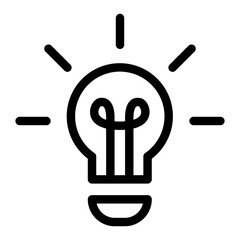 Creative icon in thin line style vector illustration graphic design