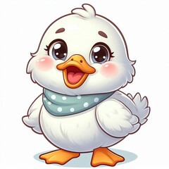 Fototapeta premium Adorable Duck Icon
