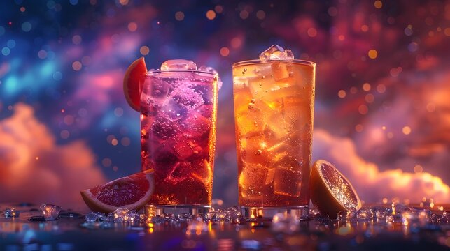 Cosmic Mocktail Mixology Class with Vibrant Galaxy-Inspired Non-Alcoholic Drinks