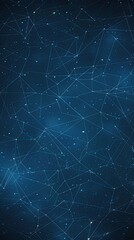 Obraz premium A vibrant abstract background features blue bokeh lights and glowing particles, creating a mesmerizing digital atmosphere filled with depth and luminosity