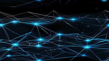Obraz premium A vibrant display of digital connections over a world map highlights an interconnected network of data points and communication links SEAMLESS PATTERN