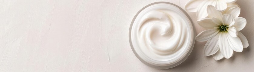 Smooth texture of overnight cream being spread on the skin, cream texture, hydration and nourishment