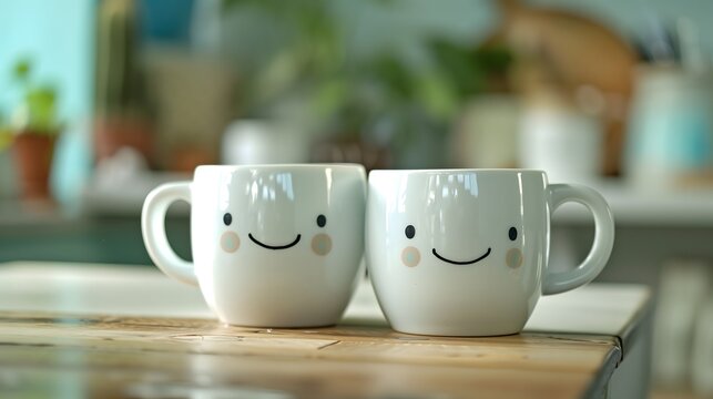 Cute cup in pair.