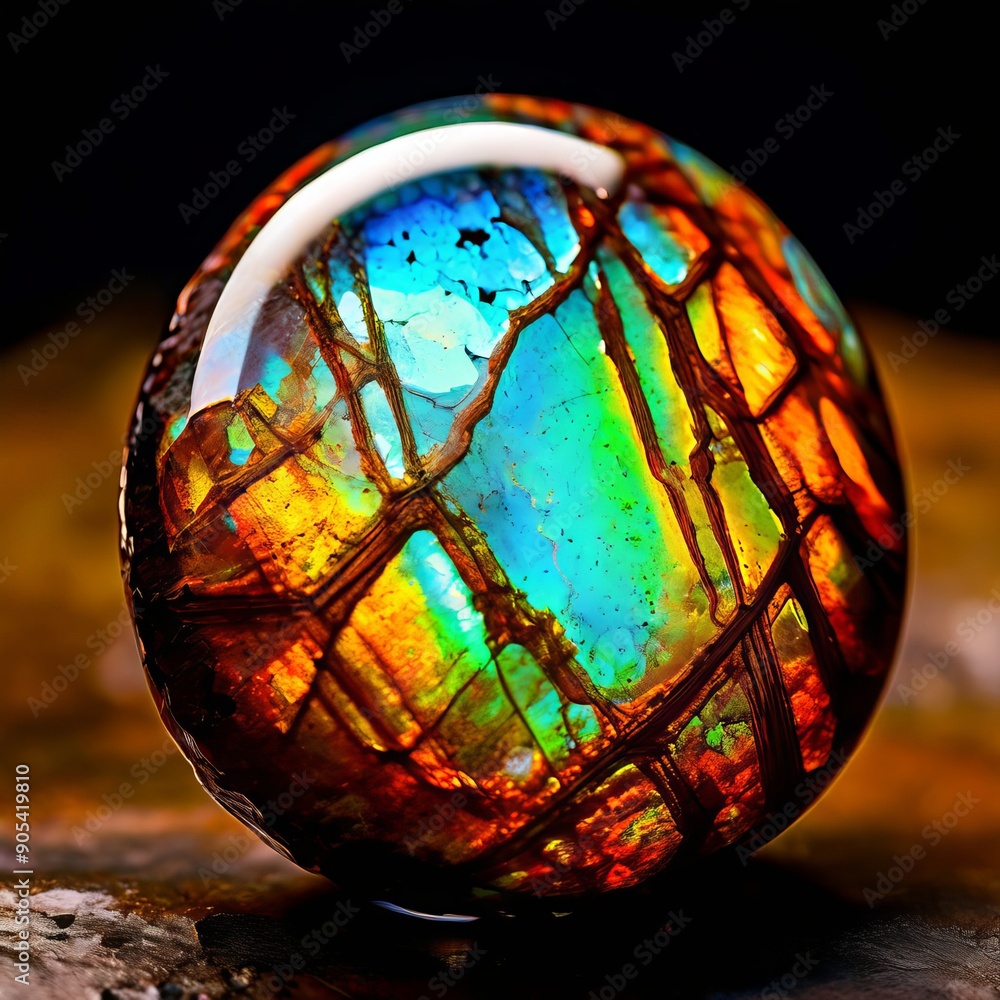 Poster matrix opal an opal with a distinctive matrix or host rock visib