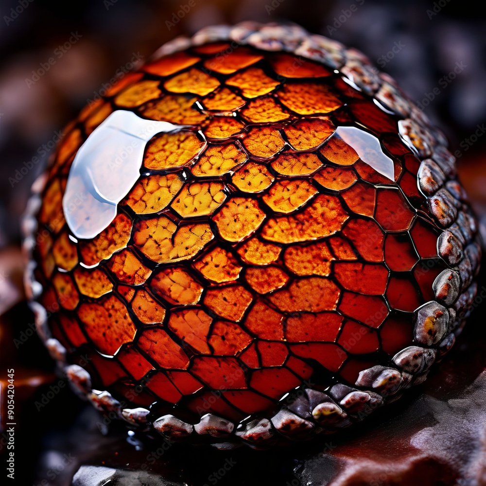 Poster snakeskin agate a type of agate with patterned markings resembli
