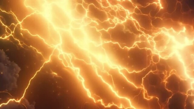 yellow lightning striking, lightning at night, black background lightning, footage , 4k footage, videos, video clip, short video, slow motion