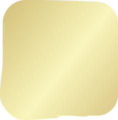 Rounded square golden frames. Luxury design