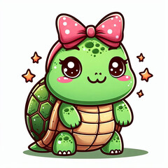 Obraz premium Cute Turtle Icon