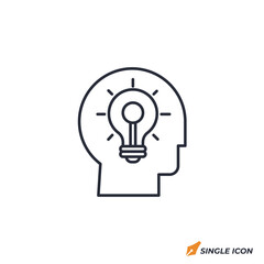 Collective Thinking icon vector illustration. Collective Thinking symbol isolated on white background