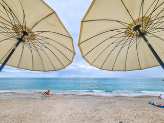 Plage de Menton, France