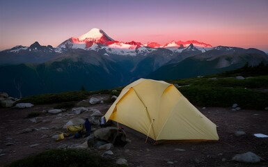 Essential Gear for Wilderness Mountain Hiking and Camping Including High-Quality Equipment for Outdoor Activities