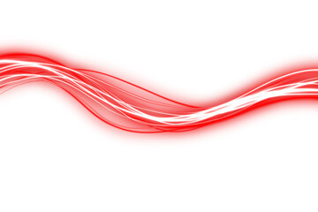 neon glowing line cable