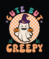 CUTE BUT CREEPY VECTOR TSHIRT DESIGN