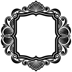 pattern, composite element for frame, rectangular shape, vintage