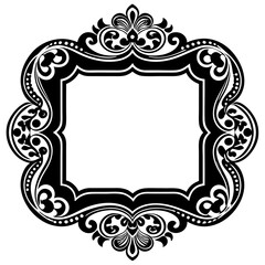 pattern, composite element for frame, rectangular shape, vintage