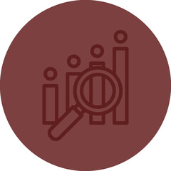 Insight Vector Line Maroon Circle Maroon